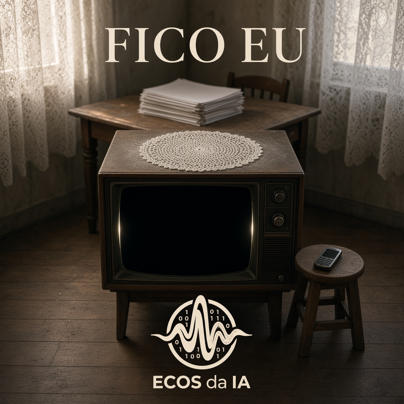 Fico Eu single cover artwork by Ecos da IA