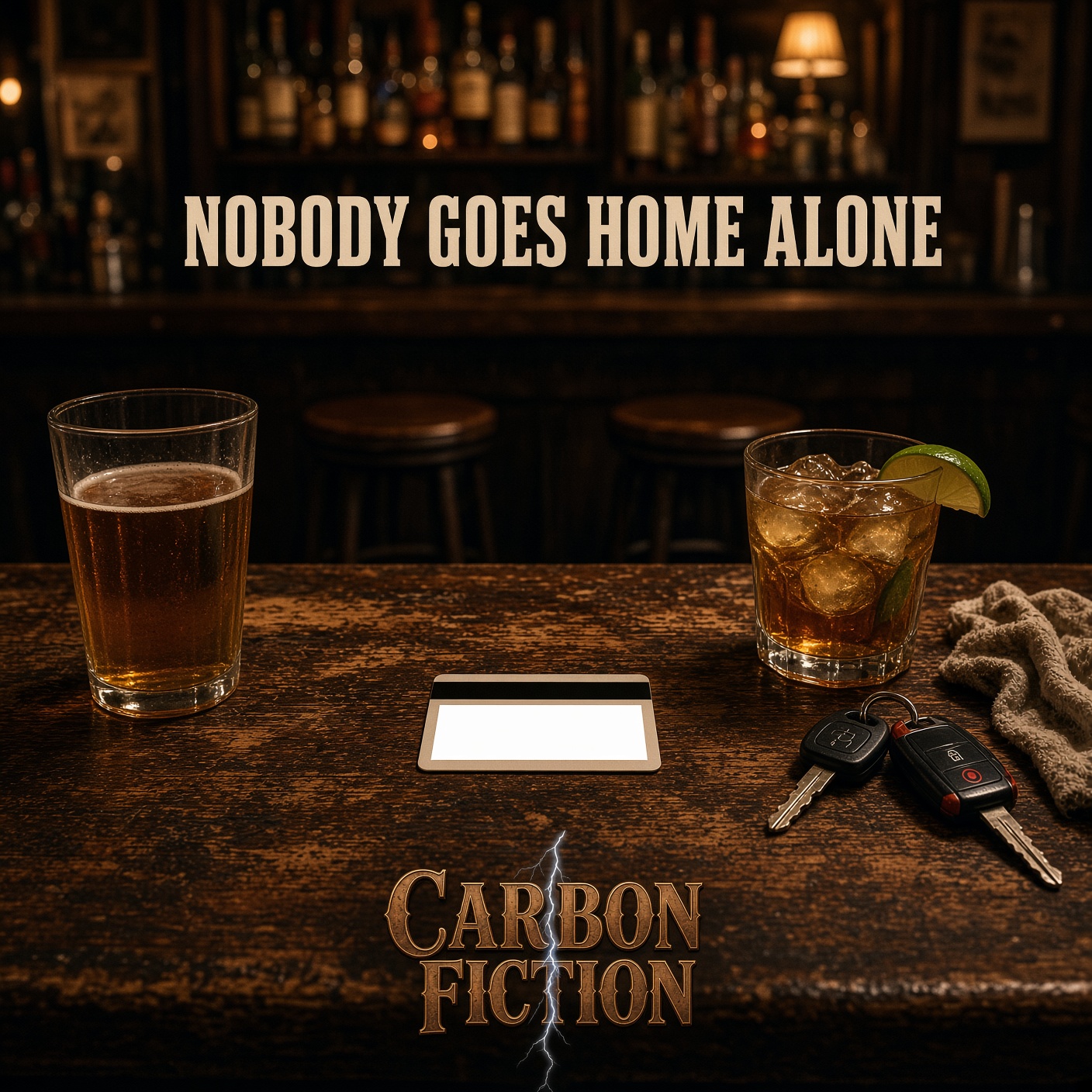 Nobody Goes Home Alone single cover artwork by Carbon Fiction